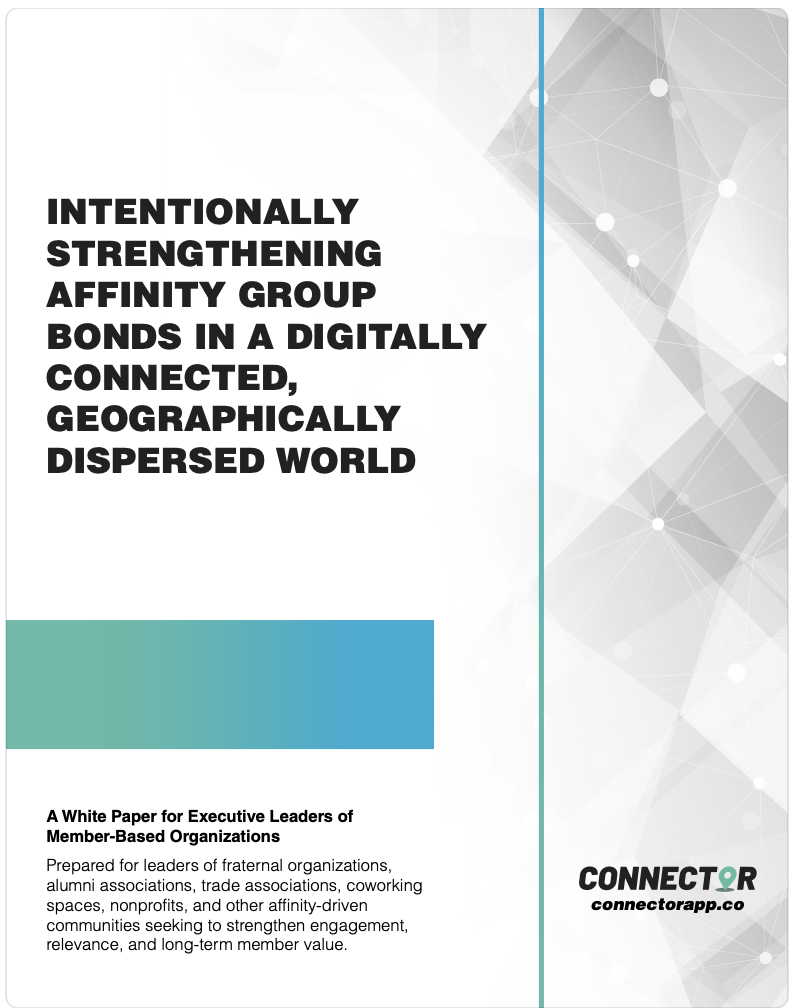 Strengthening Affinity Group Bonds white paper cover