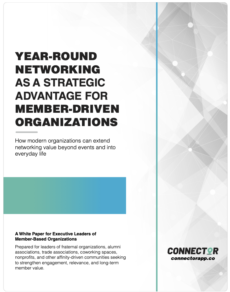 Year-Round Networking as a Strategic Advantage white paper cover
